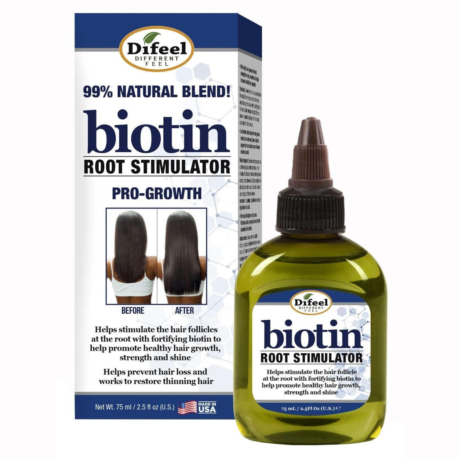 Sunflower Difeel Biotin Pro-Growth Root Stimulator 6Pk 2.5 Oz Sunflower Difeel Biotin Pro-Growth Root Stimulator 6Pk 2.5 Oz