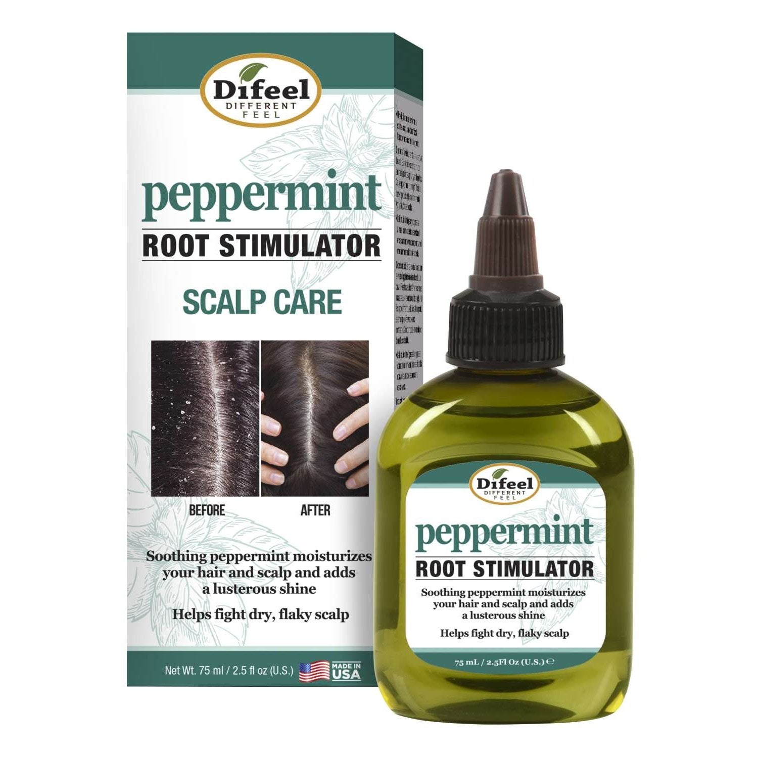 Sunflower Difeel Peppermint Scalp Care Root Stimulator Hair Oil 6Pk 2.5 Oz Sunflower Difeel Peppermint Scalp Care Root Stimulator Hair Oil 6Pk 2.5 Oz