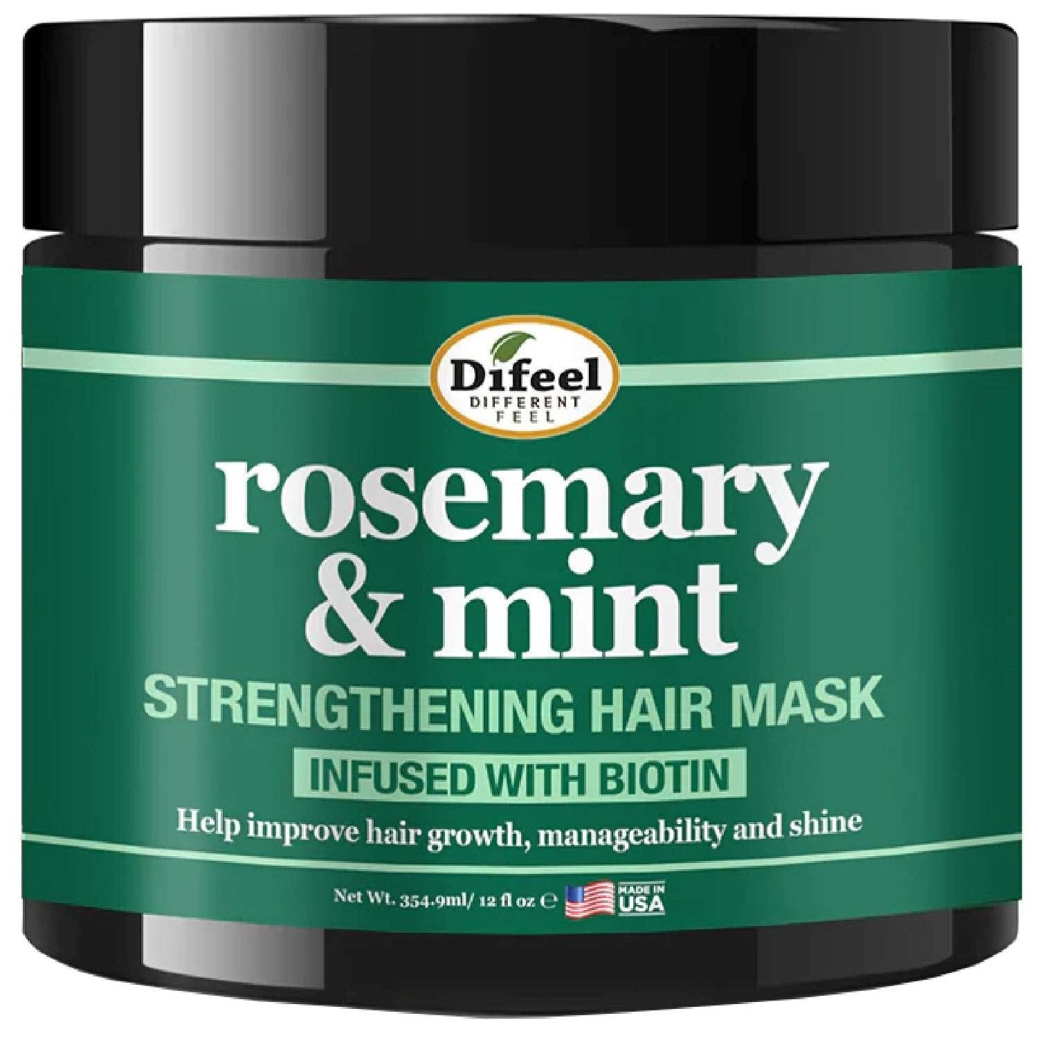 Difeel Sunflower Difeel Rosemary Mint Strengthening Hair Mask 12 Oz Difeel Sunflower Difeel Rosemary Mint Strengthening Hair Mask 12 Oz
