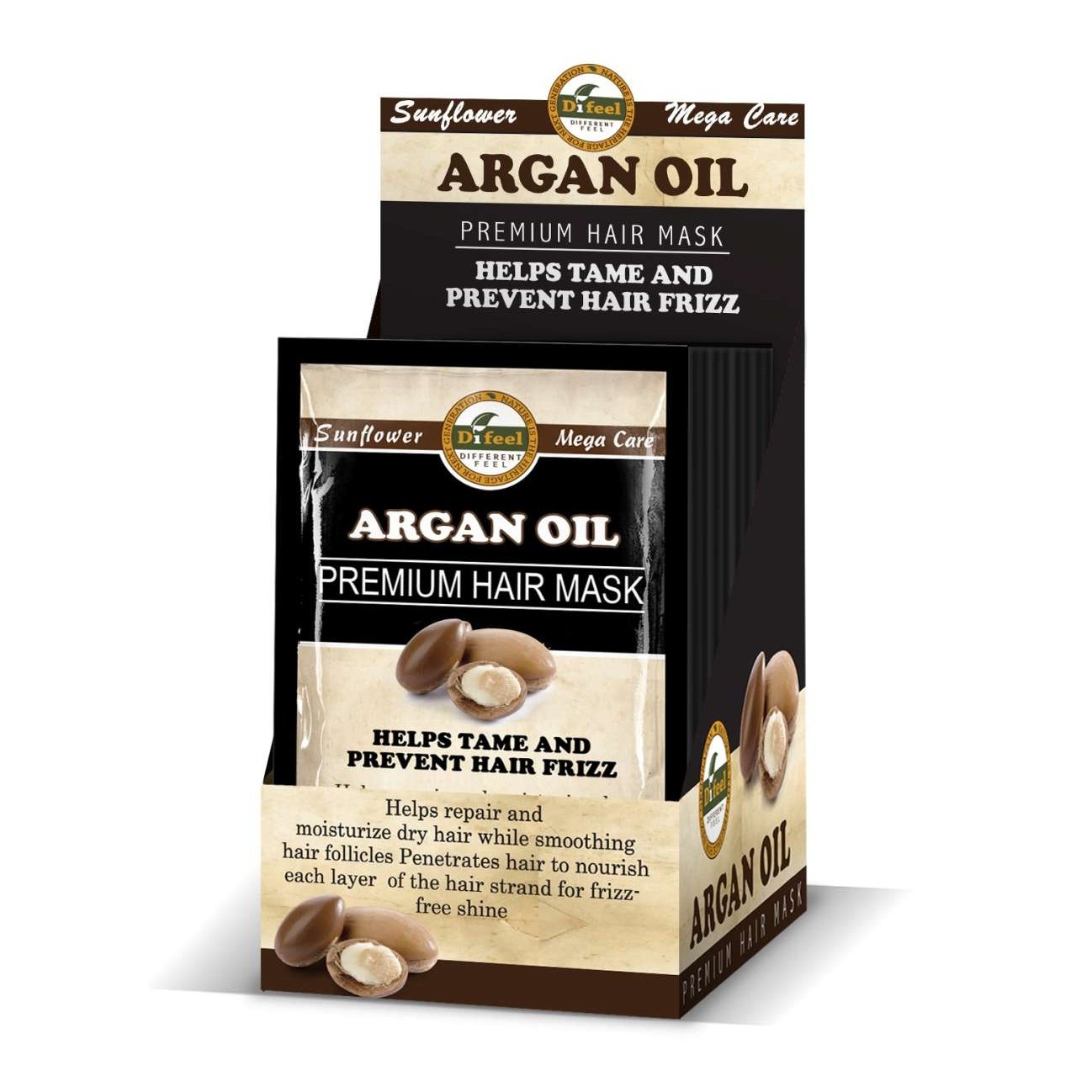 Difeel Premium Hair Mask Argan Oil Packet 1.75 Oz Difeel Premium Hair Mask Argan Oil Packet 1.75 Oz