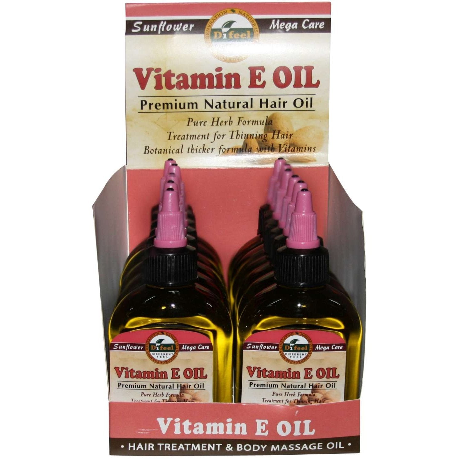 Difeel Premium Natural Hair Oil Vitamin E 2.5 Oz Difeel Premium Natural Hair Oil Vitamin E 2.5 Oz