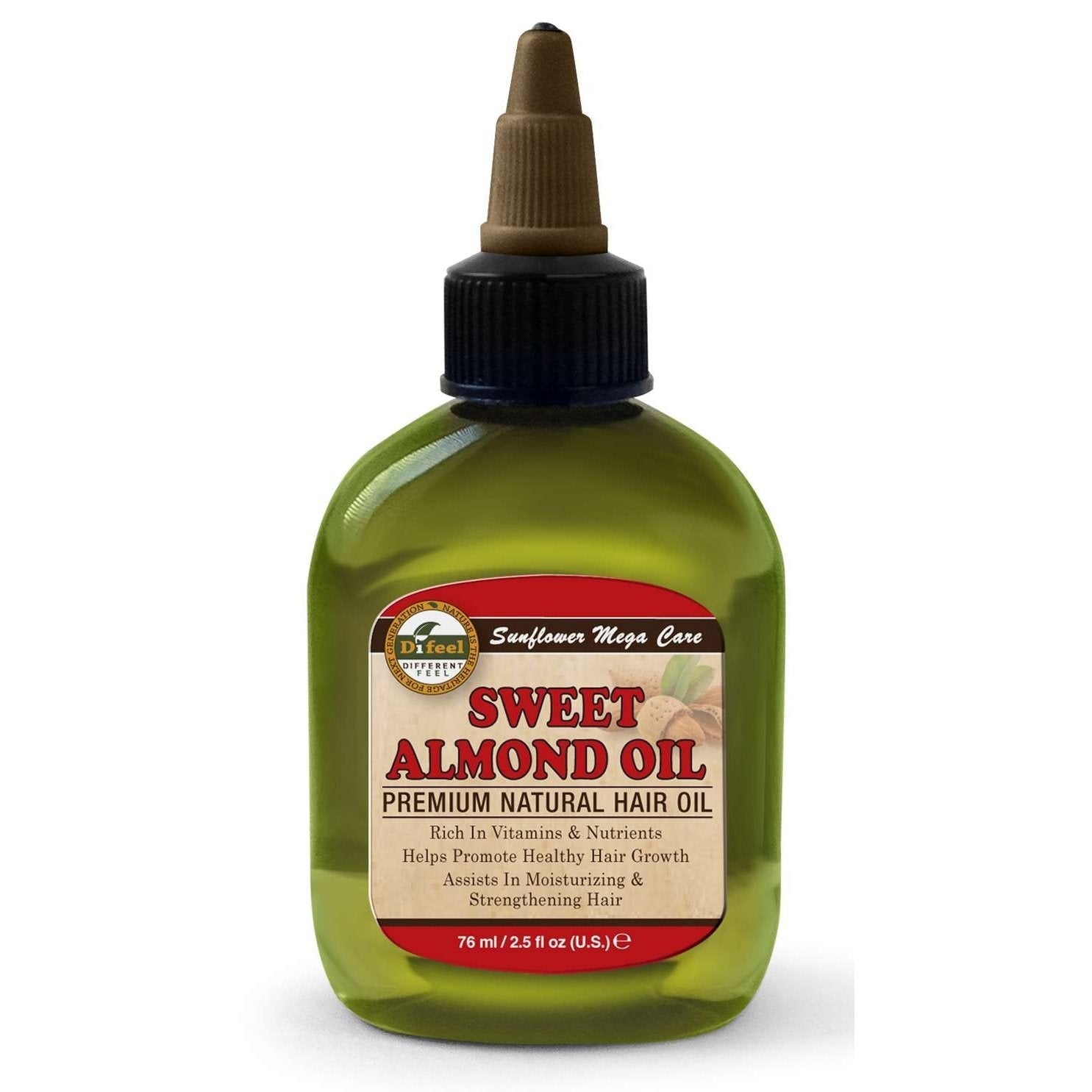 Difeel Premium Natural Hair Oil Sweet Almond 2.5 Oz Difeel Premium Natural Hair Oil Sweet Almond 2.5 Oz