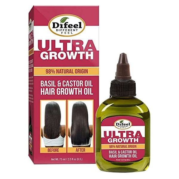 Difeel Sunflower Difeel Ultra Growth Basil-Castor Hair Oil 2.5 Oz Difeel Sunflower Difeel Ultra Growth Basil-Castor Hair Oil 2.5 Oz