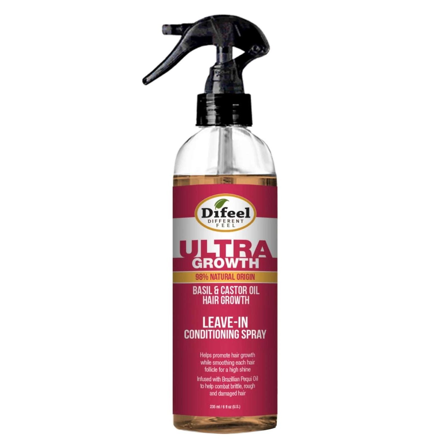 Sunflower Difeel Ultra Growth Leave In Conditioning Spray With Basil Castor Oil 6 Oz Sunflower Difeel Ultra Growth Leave In Conditioning Spray With Basil Castor Oil 6 Oz