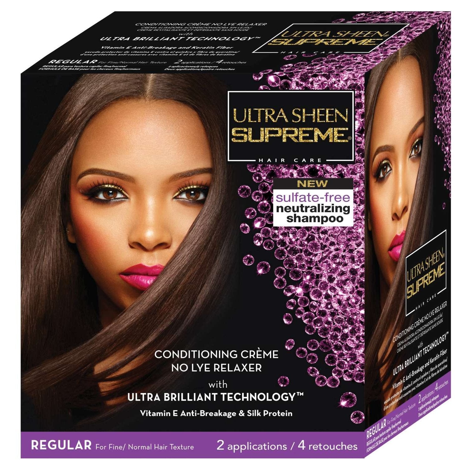 Ultra Sheen Supreme No-Lye Relaxer Kit Regular Ultra Sheen Supreme No-Lye Relaxer Kit Regular