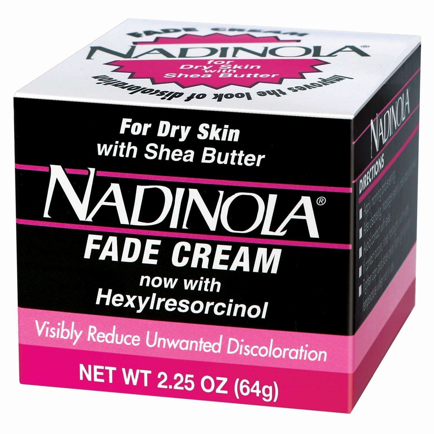 Nadinola Fade Cream Dry 2.25 Oz Nadinola Fade Cream Dry 2.25 Oz