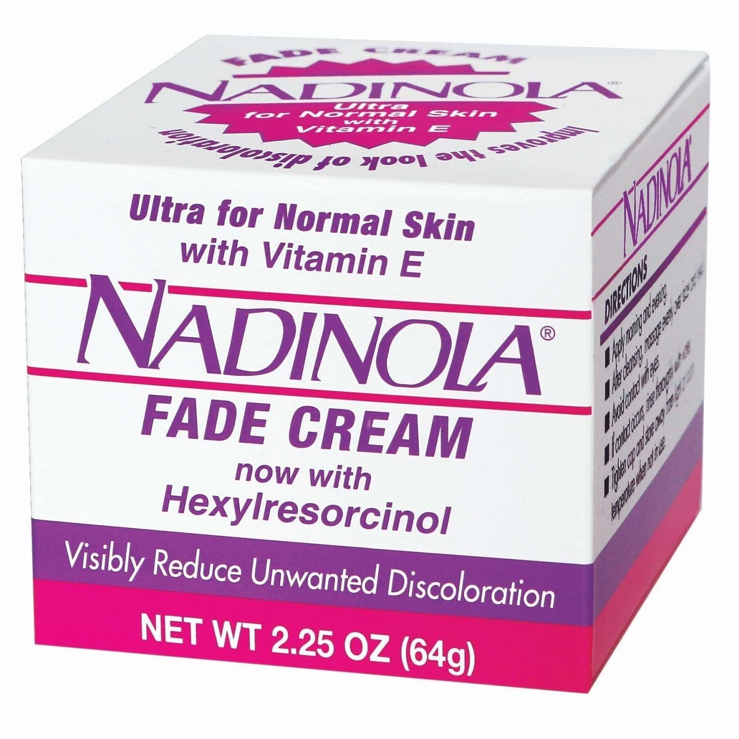 Nadinola Fade Cream Normal 2.25 Oz Nadinola Fade Cream Normal 2.25 Oz