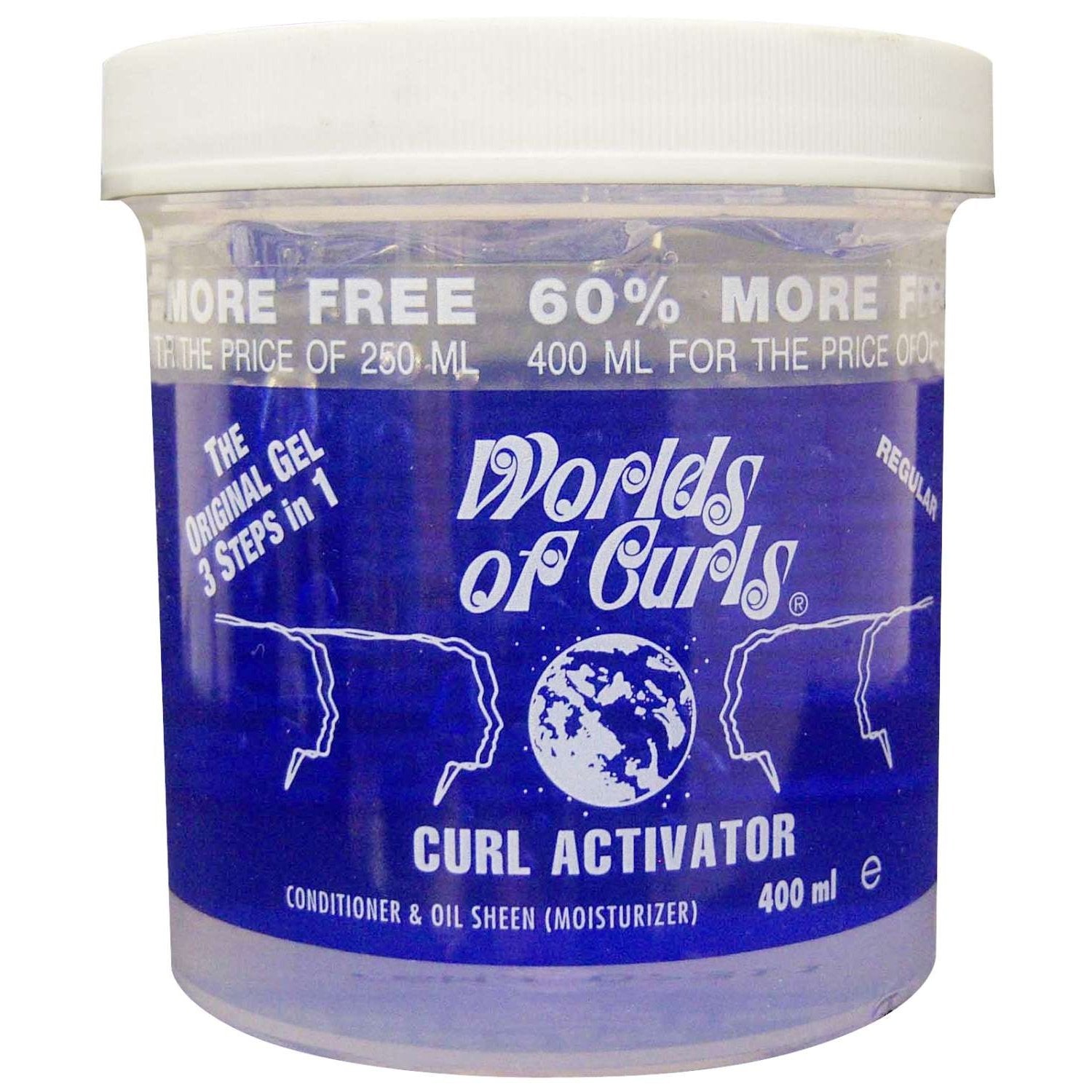 Worlds Of Curls Gel Activator Regular Bonus 16 Oz Worlds Of Curls Gel Activator Regular Bonus 16 Oz