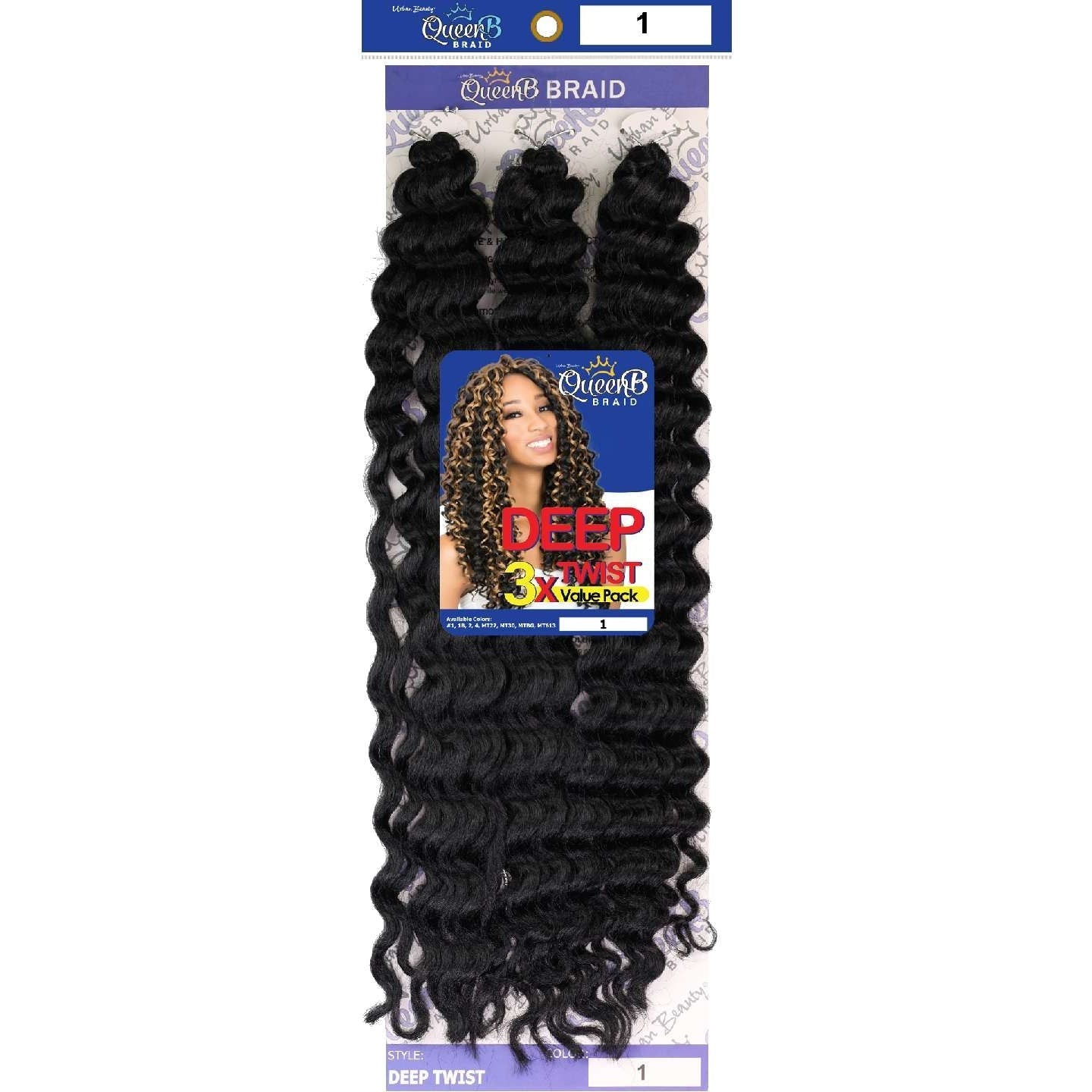 Urban Beauty Queen B Braid Synthetic Butterfly Goddess Locs 3X Value Pack 14 Inch Color 2 Urban Beauty Queen B Braid Synthetic Butterfly Goddess Locs 3X Value Pack 14 Inch Color 2