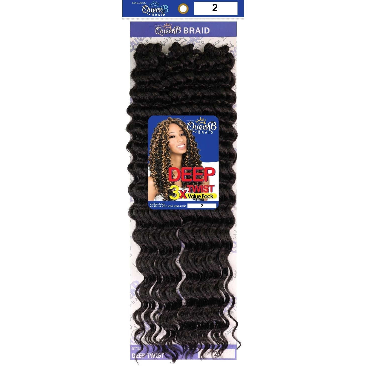 Urban Beauty Queen B Braid Synthetic Butterfly Goddess Locs 3X Value Pack 14 Inch Color 2 Urban Beauty Queen B Braid Synthetic Butterfly Goddess Locs 3X Value Pack 14 Inch Color 2