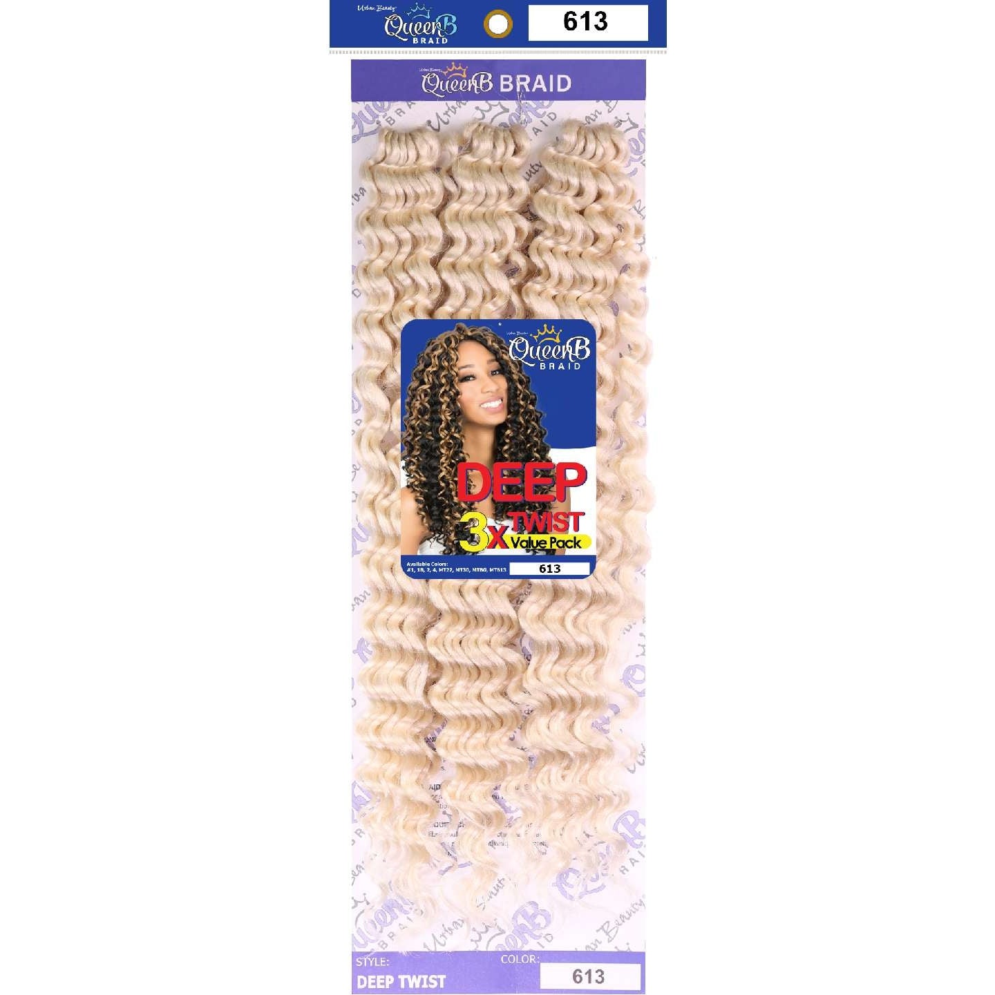 Urban Beauty Queen B Braid Synthetic Butterfly Goddess Locs 3X Value Pack 14 Inch Color 30 Urban Beauty Queen B Braid Synthetic Butterfly Goddess Locs 3X Value Pack 14 Inch Color 30