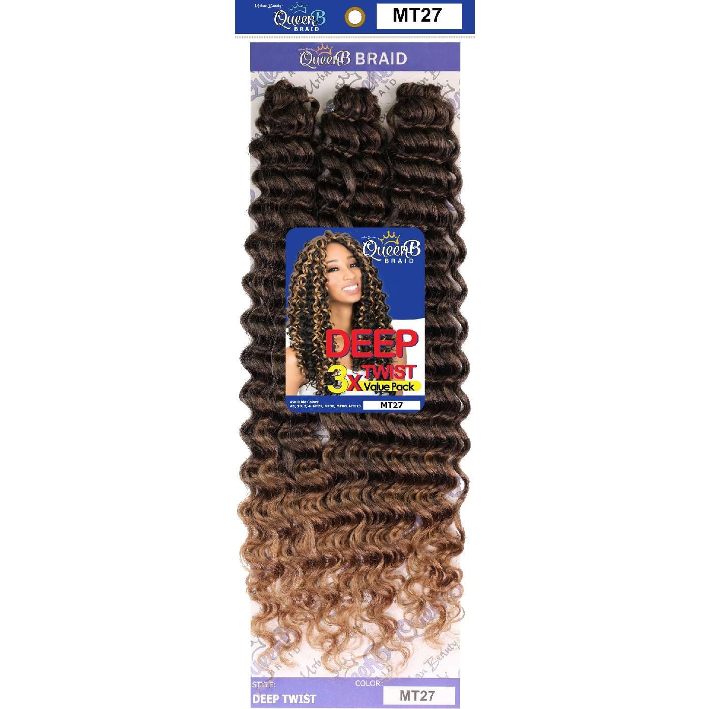 Urban Beauty Queen B Braid Synthetic Butterfly Goddess Locs 3X Value Pack 14 Inch Color 350 Urban Beauty Queen B Braid Synthetic Butterfly Goddess Locs 3X Value Pack 14 Inch Color 350