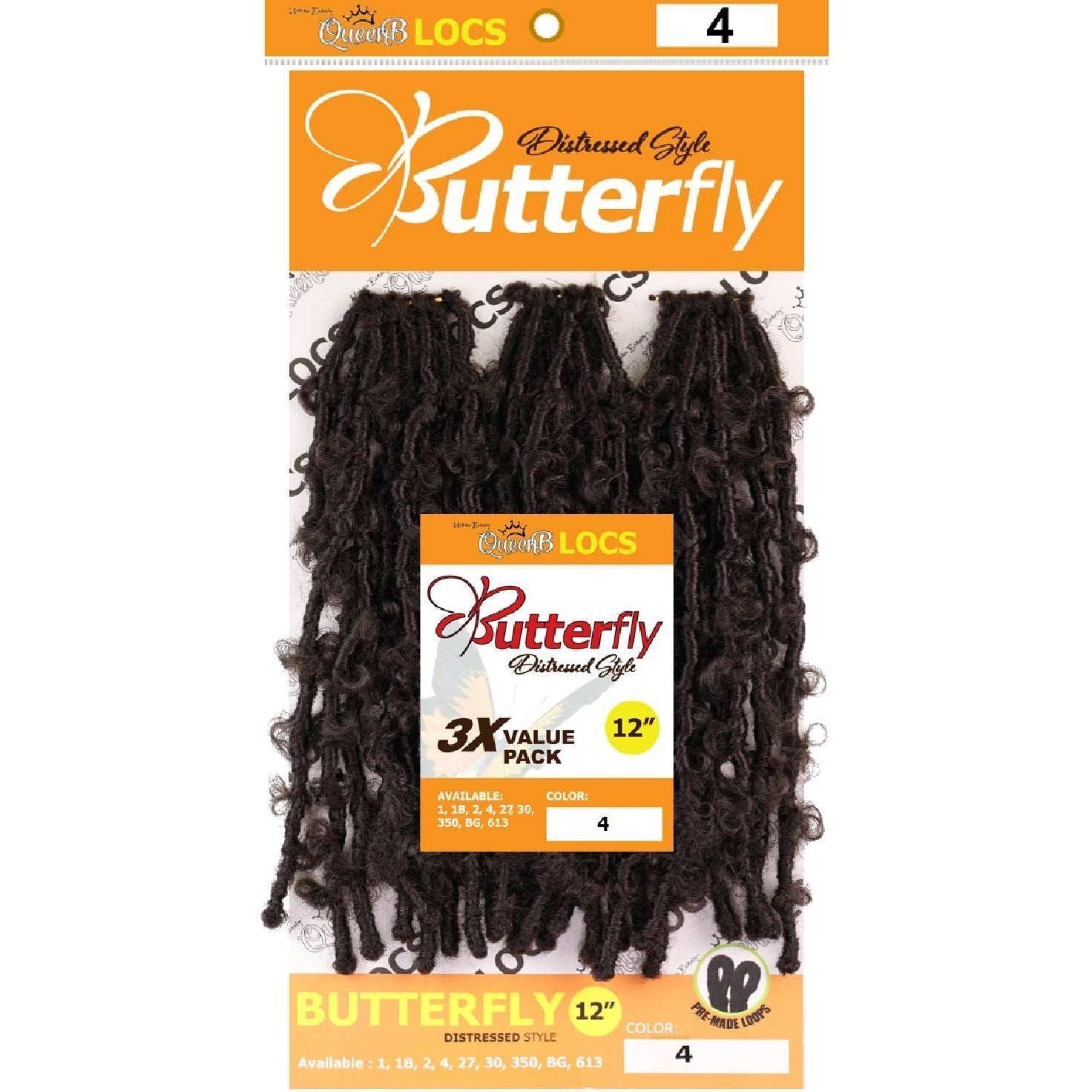 Synthetic Queen B 3X Butterfly Lcos 12Inch Color 4 Synthetic Queen B 3X Butterfly Lcos 12Inch Color 4