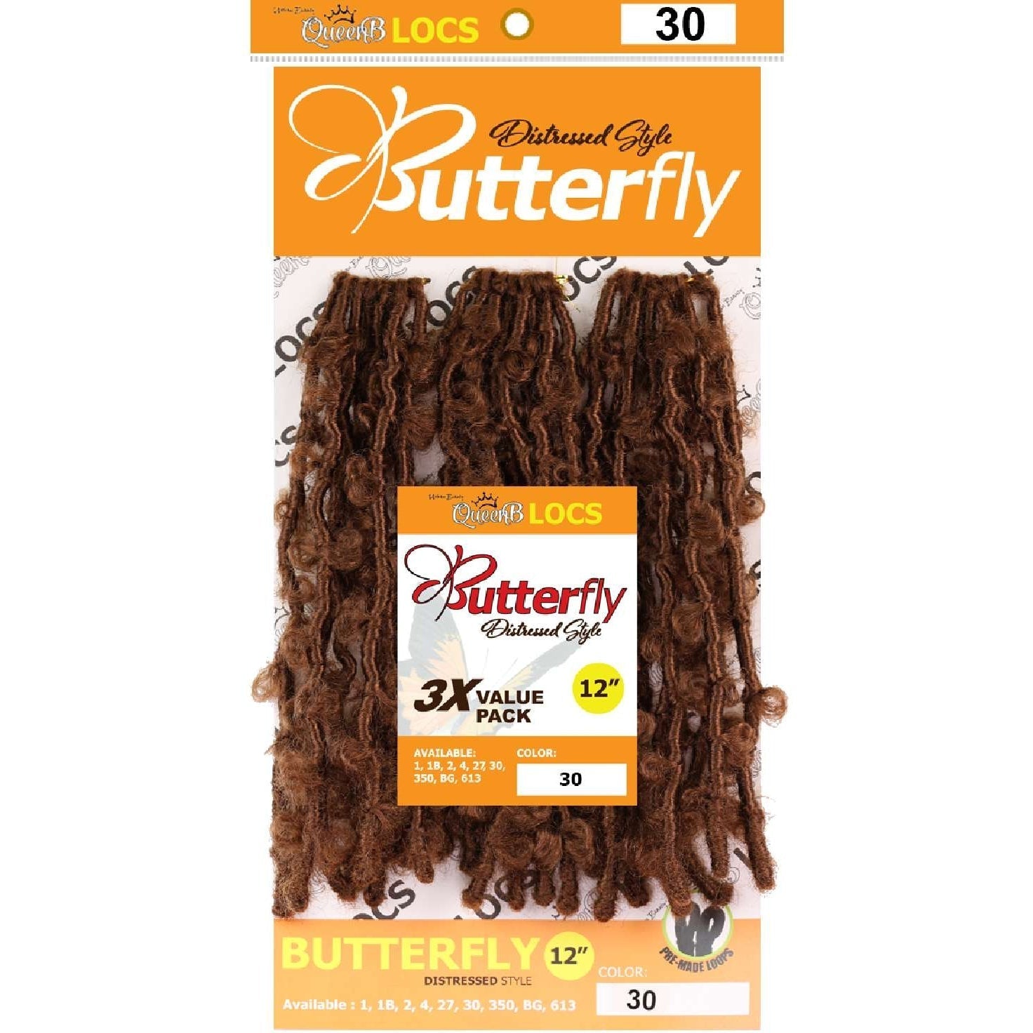 Synthetic Queen B 3X Butterfly Lcos 12Inch Color 30 Synthetic Queen B 3X Butterfly Lcos 12Inch Color 30
