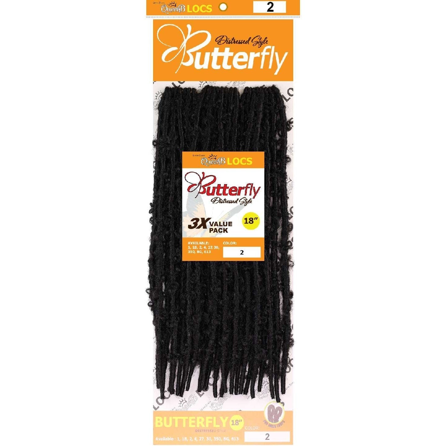 Synthetic Queen B 3X Butterfly Lcos 18Inch Color 2 Synthetic Queen B 3X Butterfly Lcos 18Inch Color 2