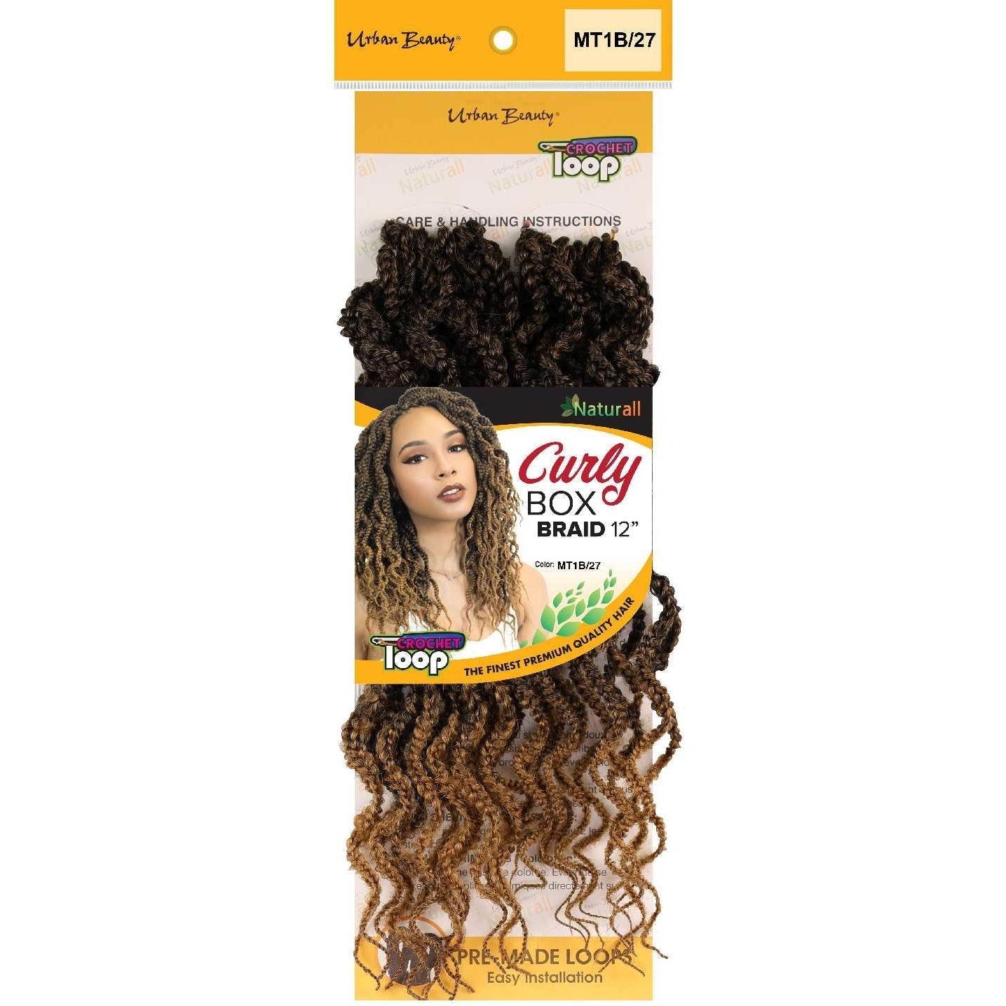 Synthetic Box Braid Curly Style 12 Inch Mt1B27 Synthetic Box Braid Curly Style 12 Inch Mt1B27