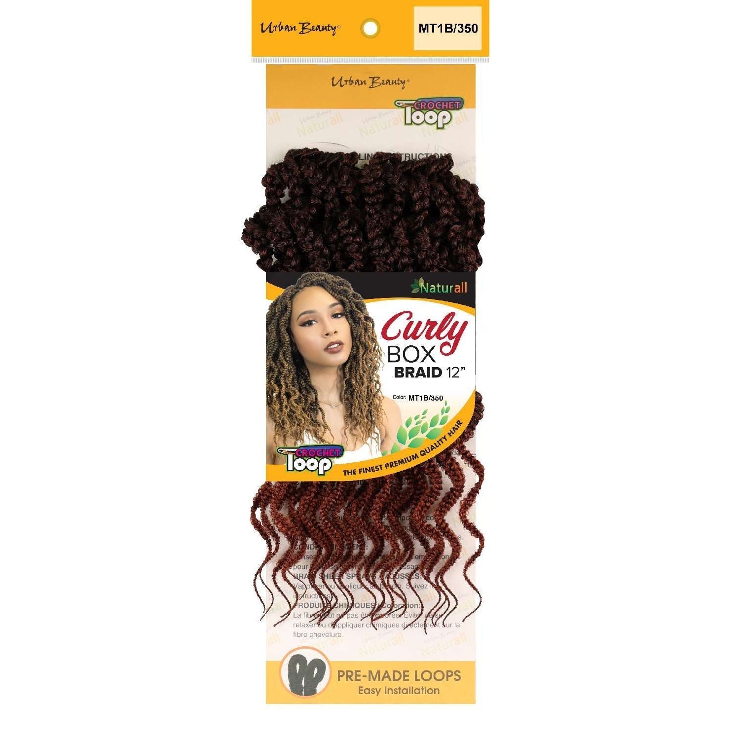 Synthetic Box Braid Curly Style 12 Inch Mt1B350 Synthetic Box Braid Curly Style 12 Inch Mt1B350