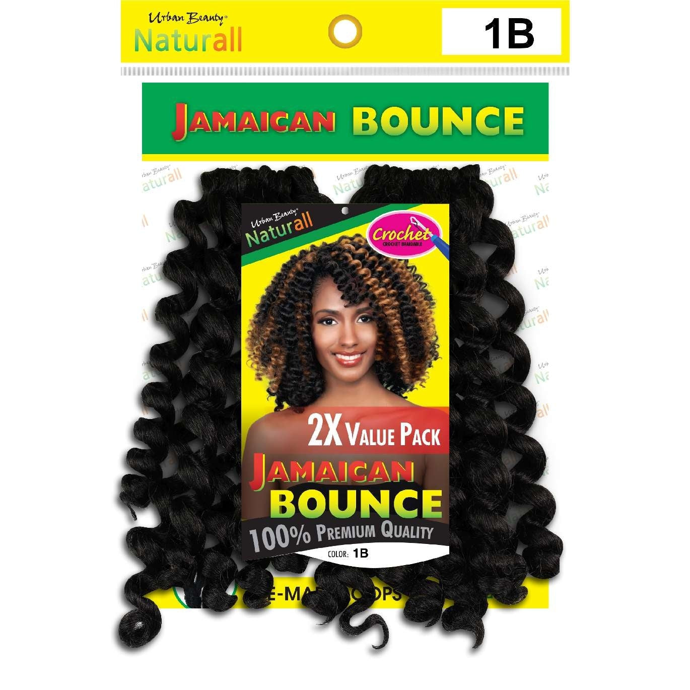 Synthetic Braiding Hair Jamaican Bounce-1B Synthetic Braiding Hair Jamaican Bounce-1B