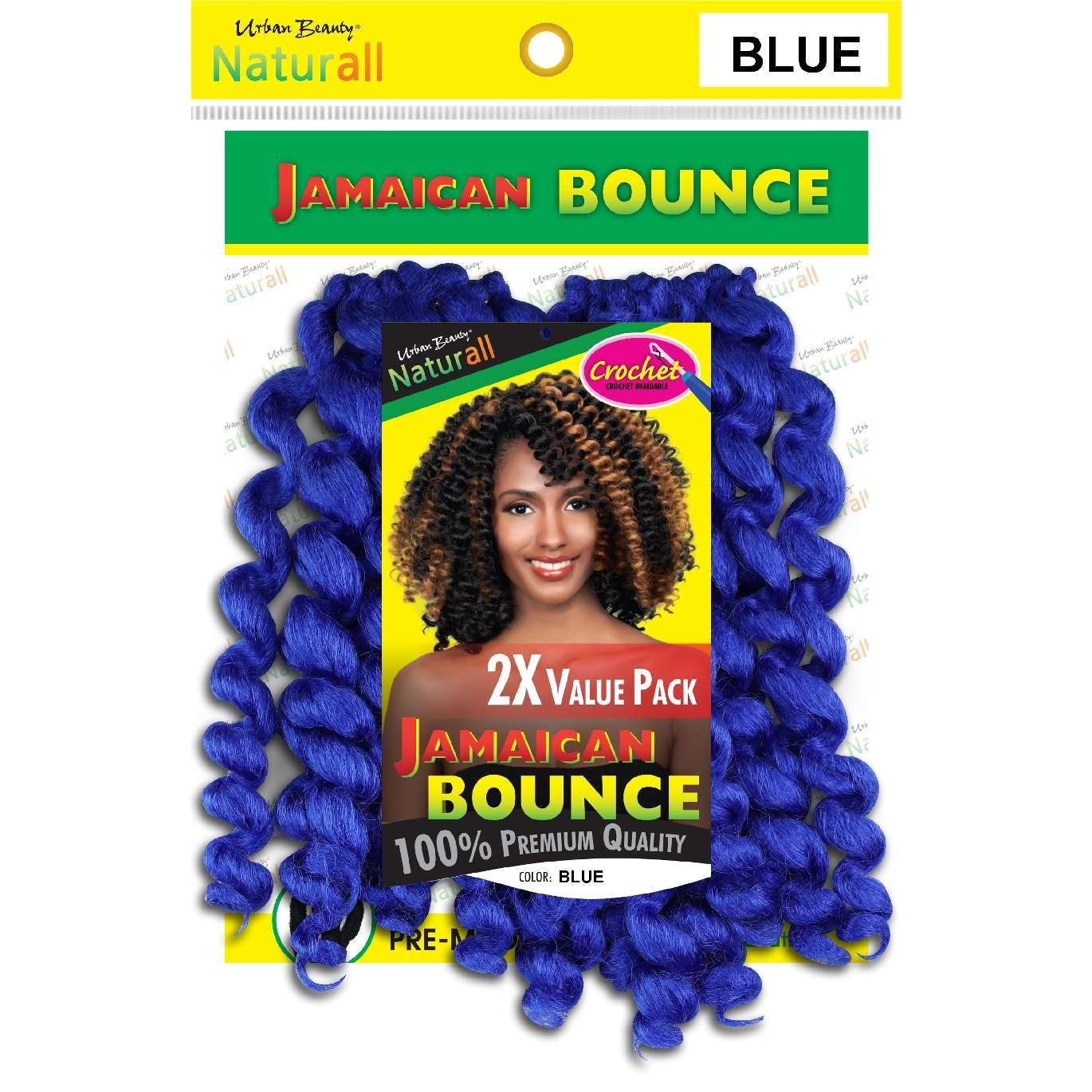 Synthetic Braiding Hair Jamaican Bounce-Blue Synthetic Braiding Hair Jamaican Bounce-Blue