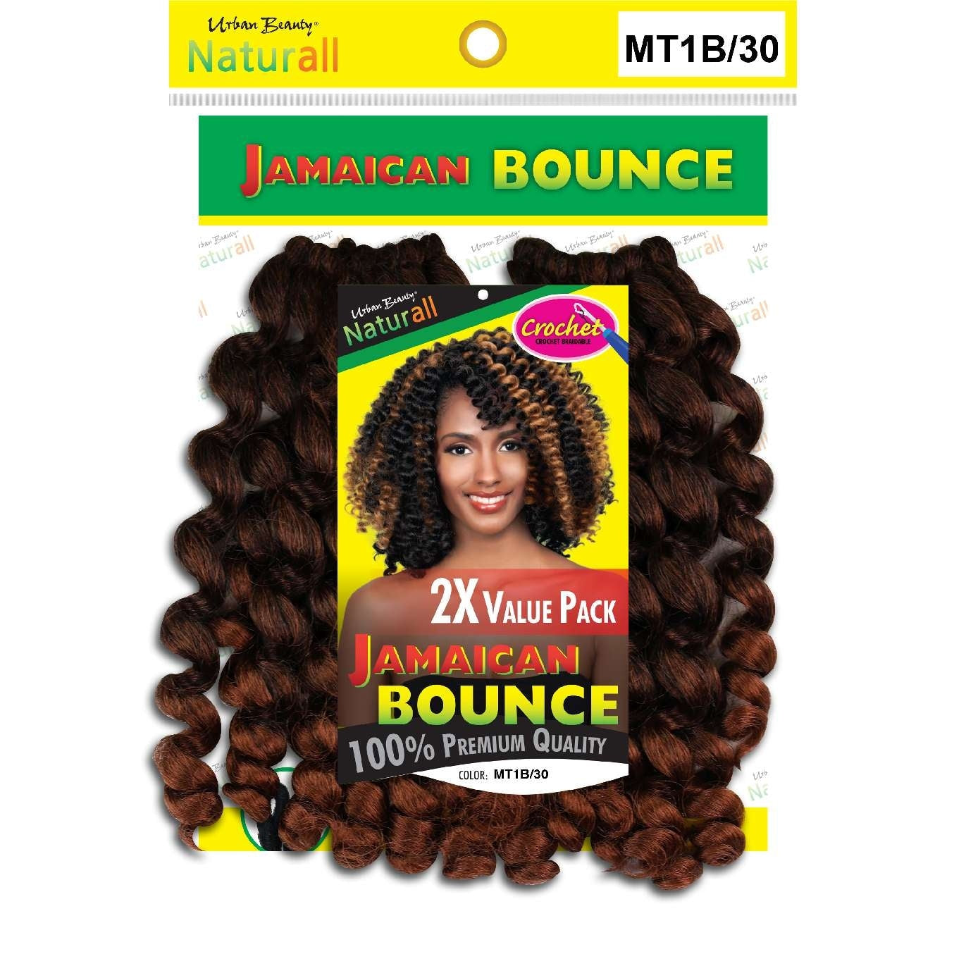 Synthetic Braiding Hair Jamaican Bounce-P1B30 Synthetic Braiding Hair Jamaican Bounce-P1B30
