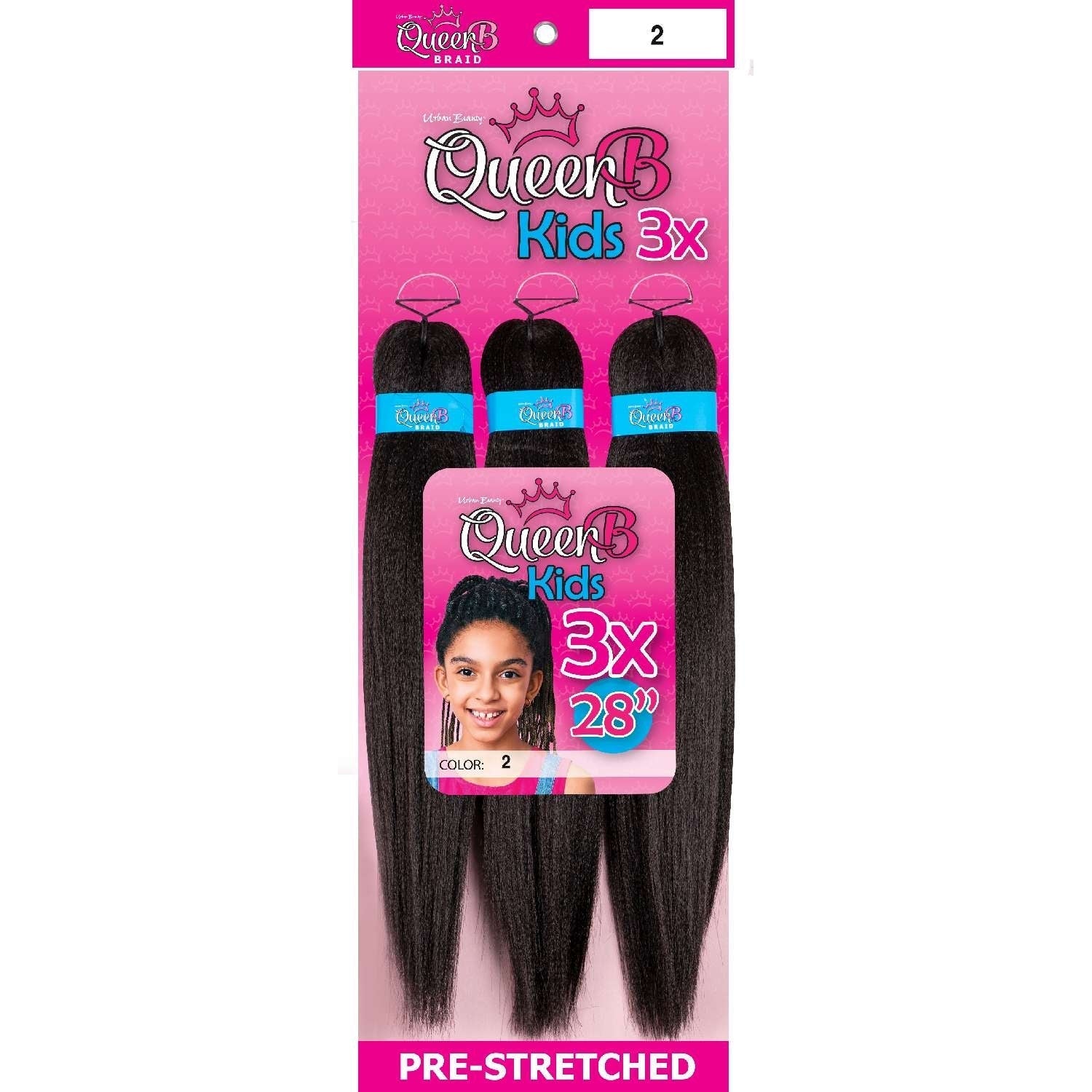 Urban Beauty Queen B Braids Synthetic Pre-Stretched 28 Inch Color 2 Urban Beauty Queen B Braids Synthetic Pre-Stretched 28 Inch Color 2