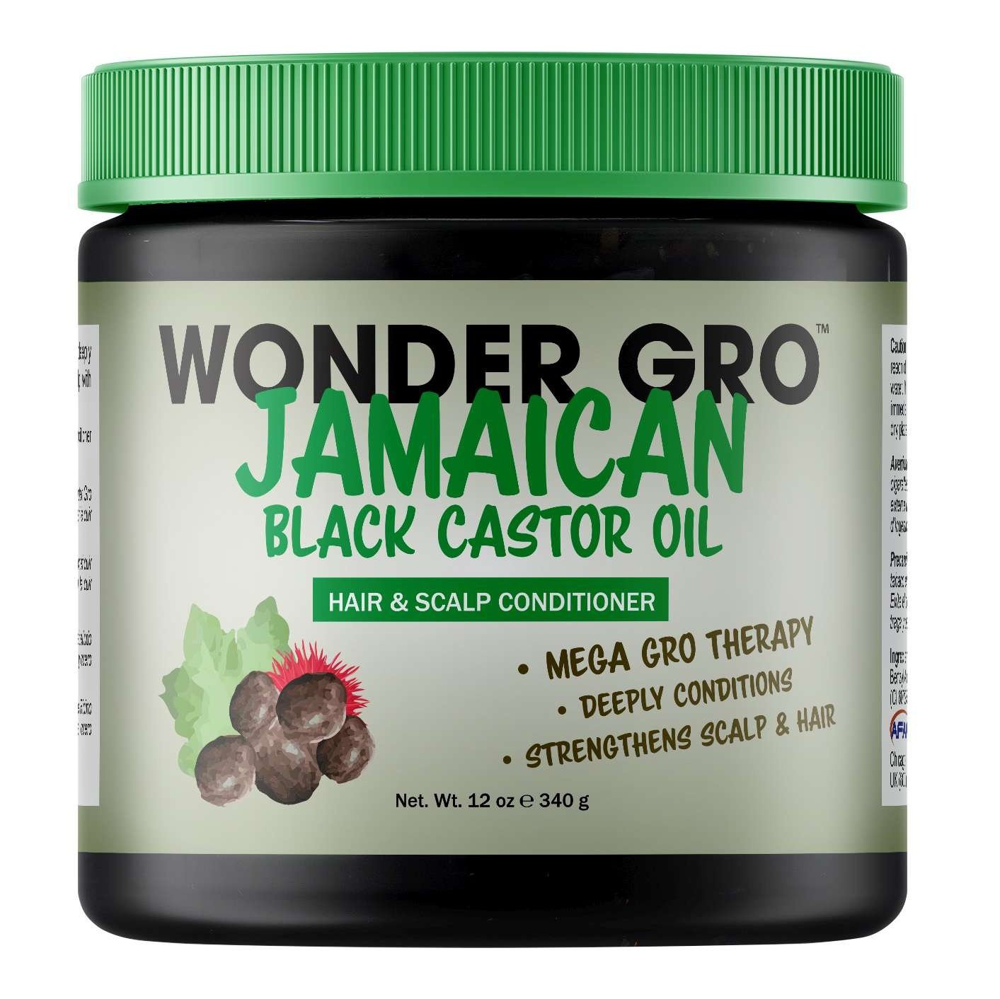 Wonder Gro Jam Castor Oil Conditioner 12 Oz Wonder Gro Jam Castor Oil Conditioner 12 Oz
