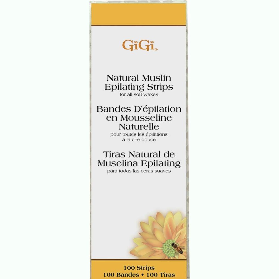 Gigi Natural Muslin Epilating Strips Small Gigi Natural Muslin Epilating Strips Small