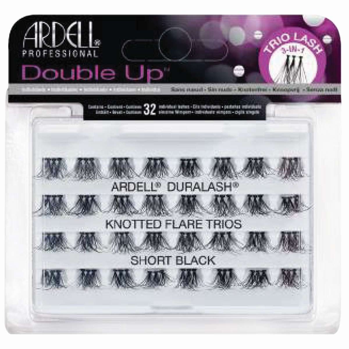 Ardell Double Up Trio Individuals Short Black Ardell Double Up Trio Individuals Short Black