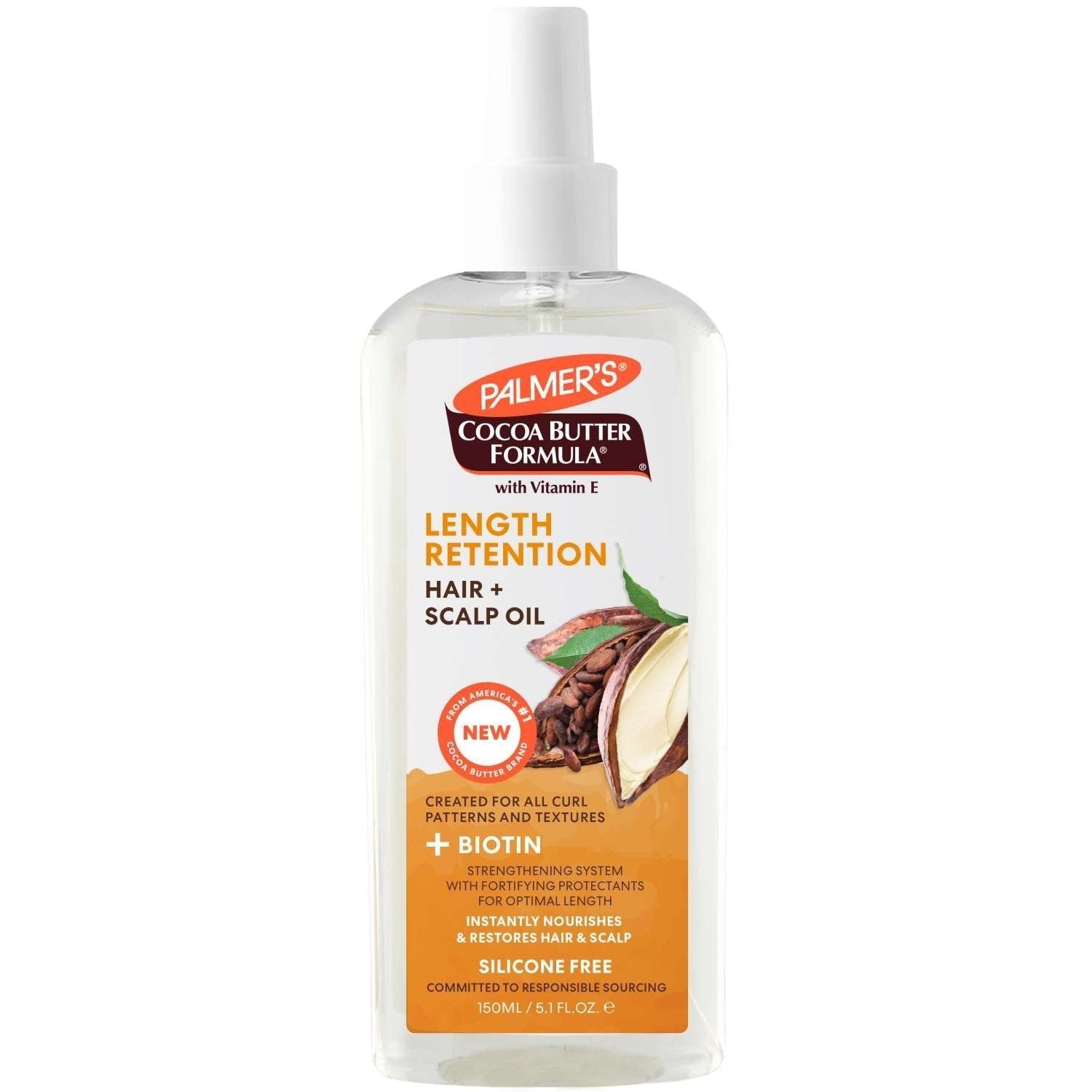 Cocoa Butter Biotin Length Retention Hair Scalp Oil Cocoa Butter Biotin Length Retention Hair Scalp Oil