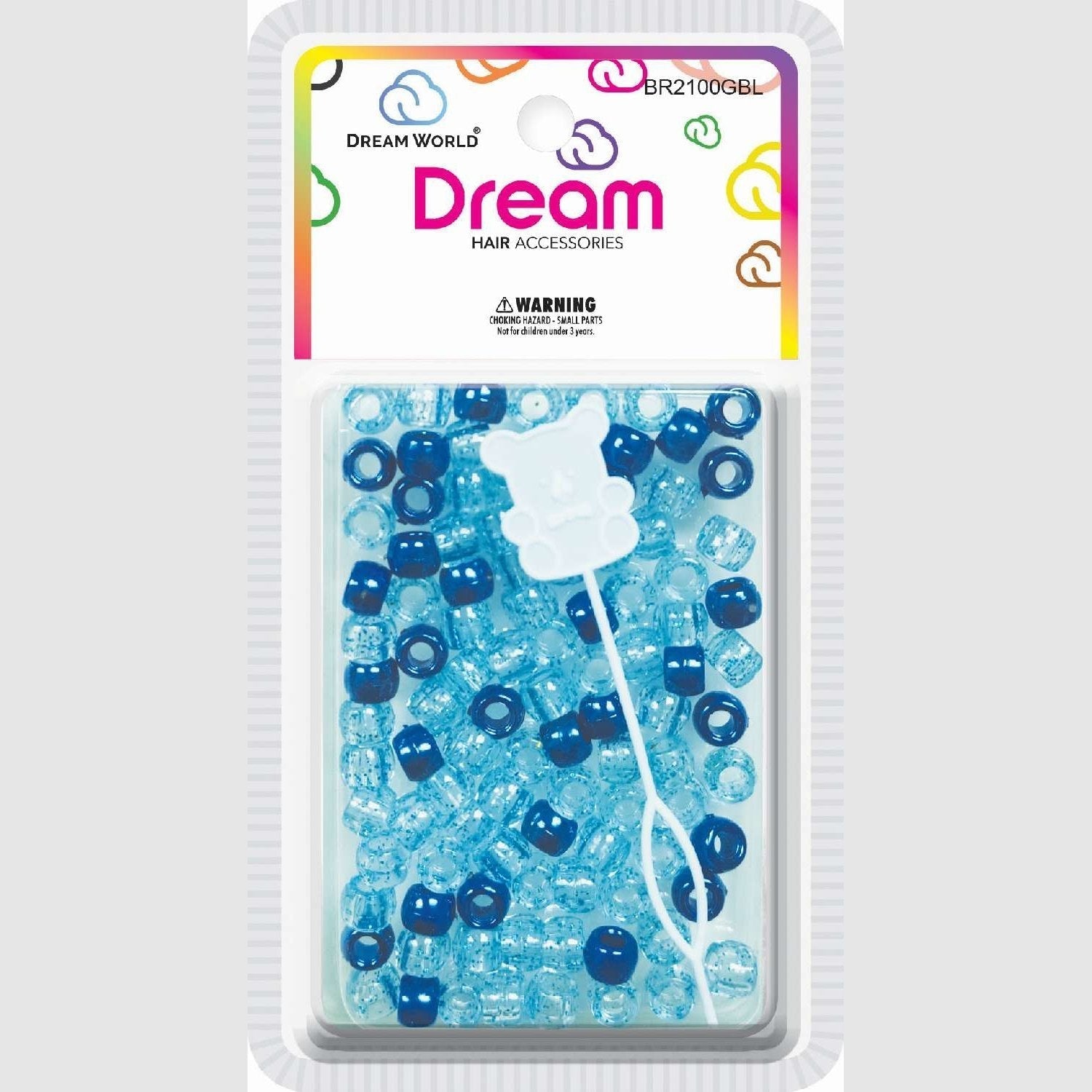Chloe Bead 2100 Round Glitter Blue Chloe Bead 2100 Round Glitter Blue