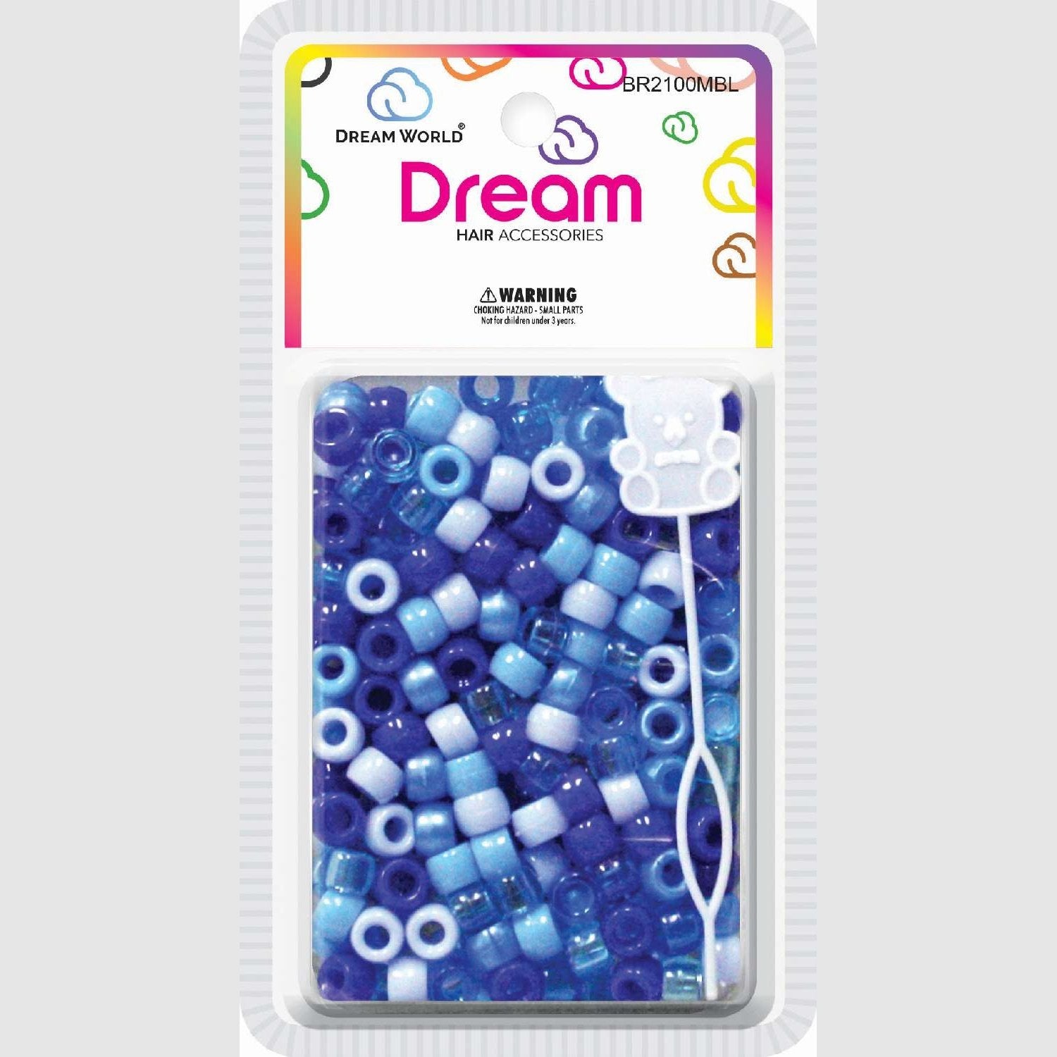 Chloe Bead Round 200 Mix Blue Chloe Bead Round 200 Mix Blue