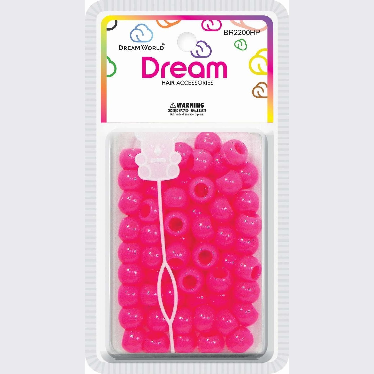 Chloe Bead Round Big 60 Hot Pink Chloe Bead Round Big 60 Hot Pink