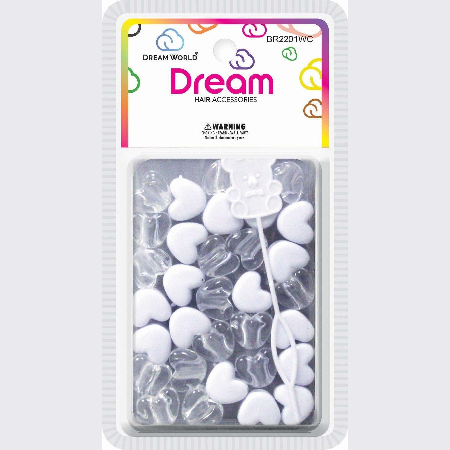 Chloe Bead Heart Big Whiteclear Chloe Bead Heart Big Whiteclear