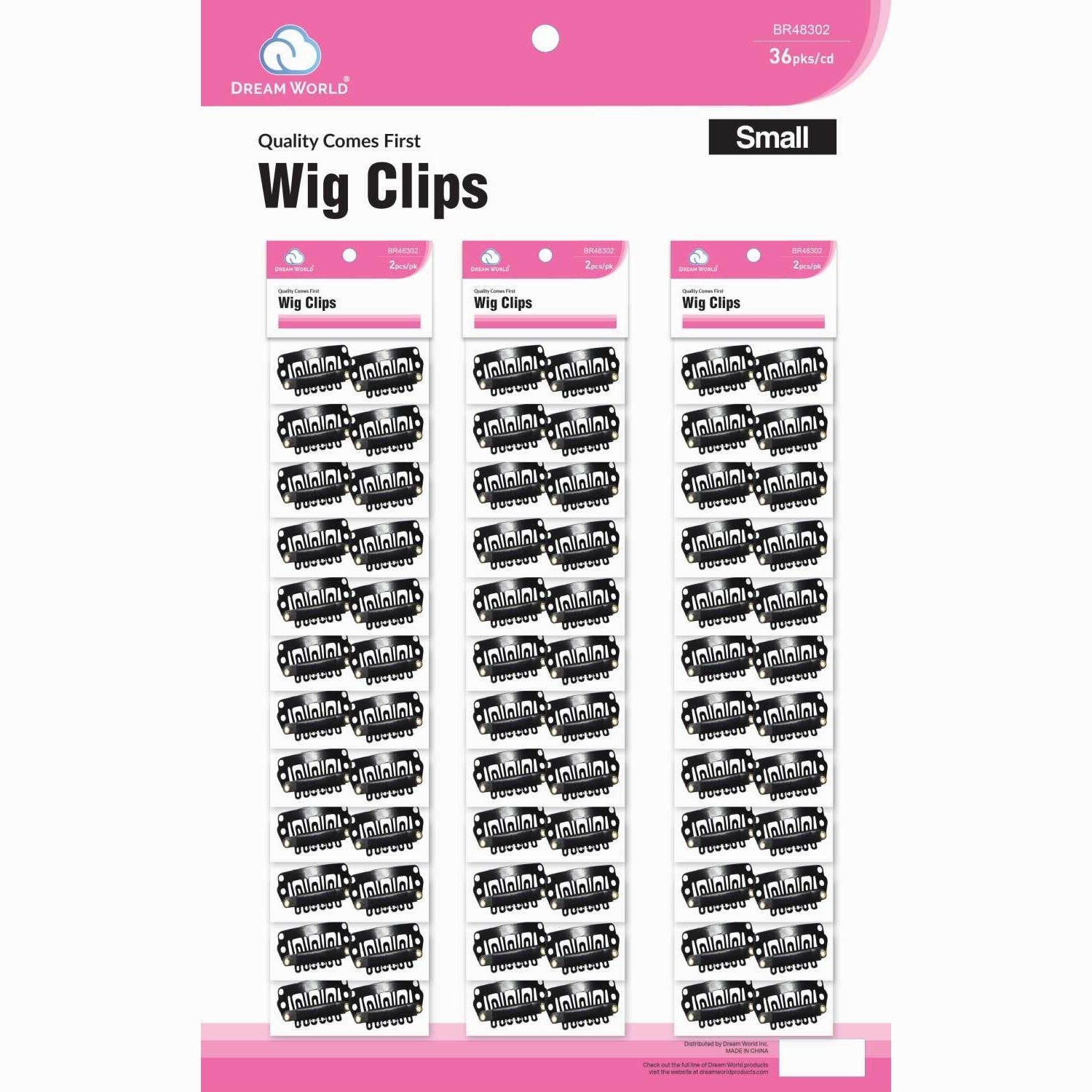 Brittny Wig Clip 36Pk2Pk Black Brittny Wig Clip 36Pk2Pk Black