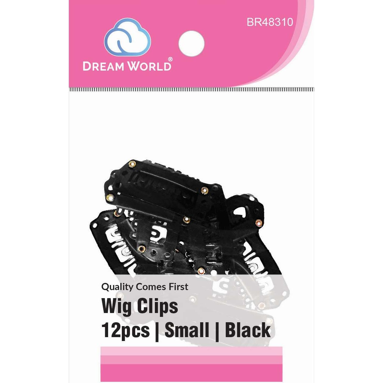 Brittny Wig Clip 12Pc Black Brittny Wig Clip 12Pc Black