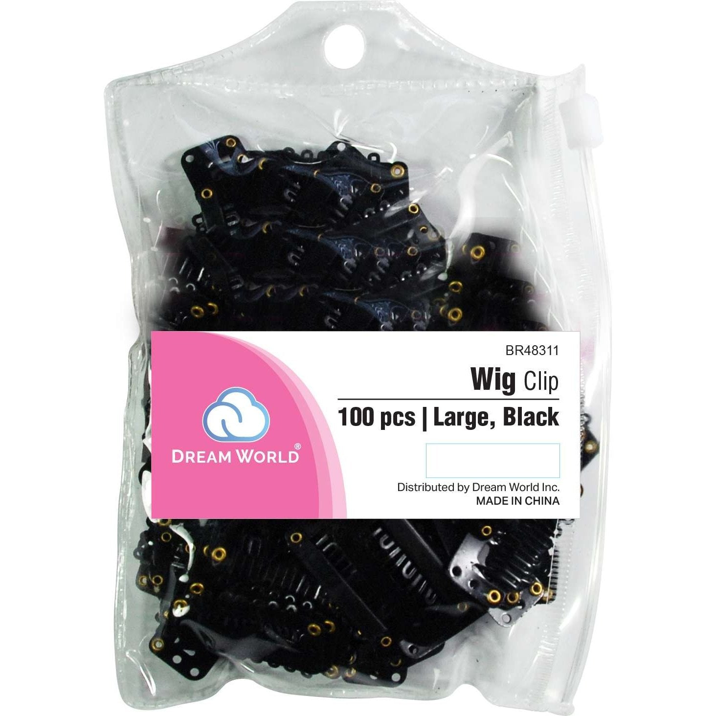 Brittny Wig Clip 100Pc Black Brittny Wig Clip 100Pc Black