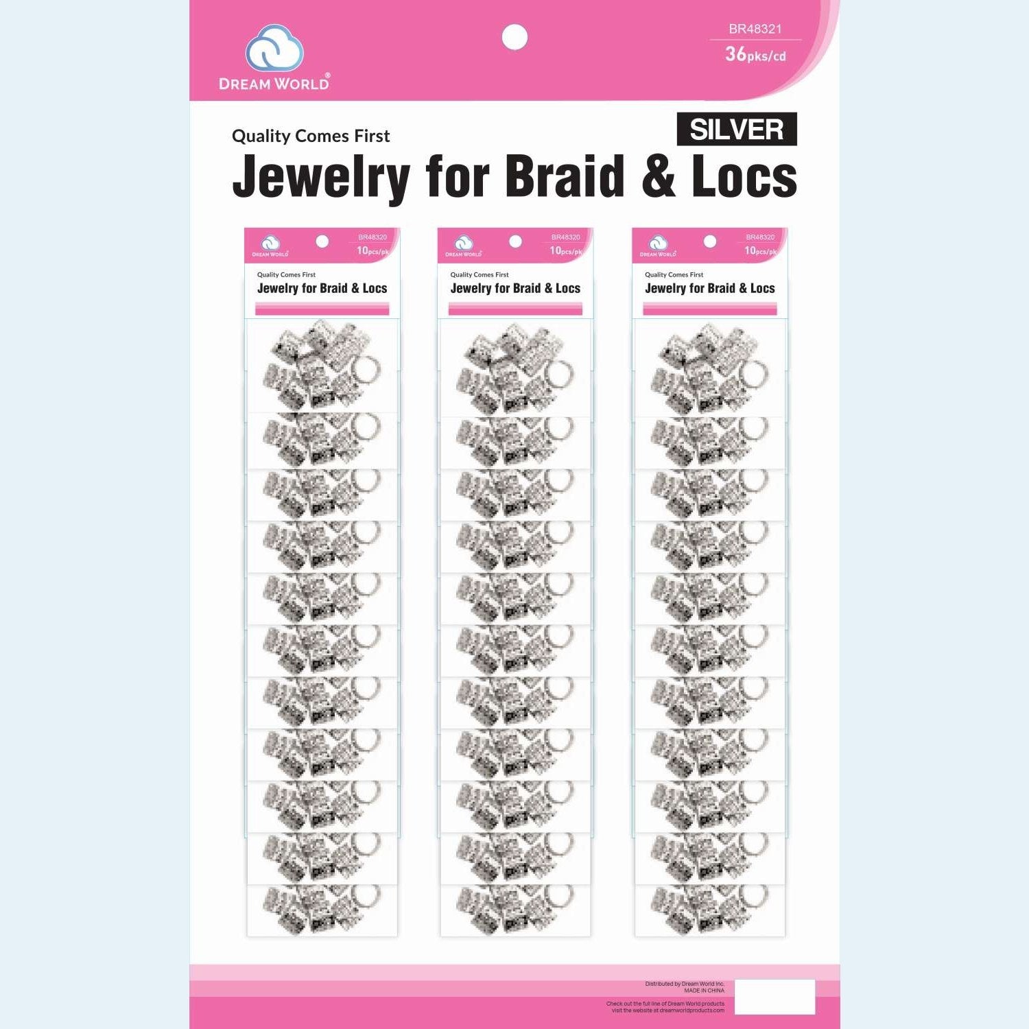 Brittny Jewelry Braids Locs Silver Brittny Jewelry Braids Locs Silver