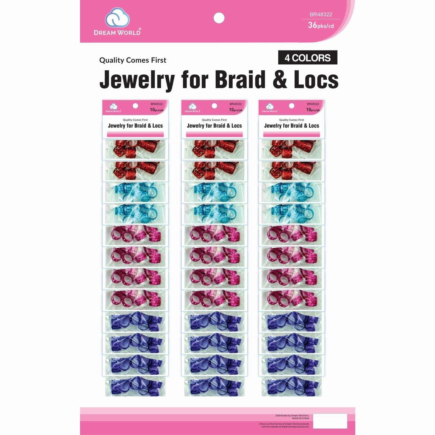 Brittny Jewelry Braids Locs Asst Brittny Jewelry Braids Locs Asst
