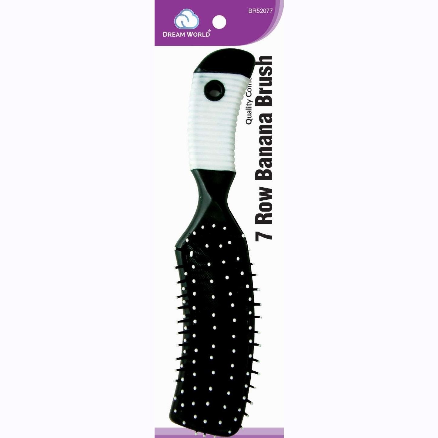 TEL Curl Care Bundle Brittny Brush Banana 7 Row included in the TEL Curl Care Bundle