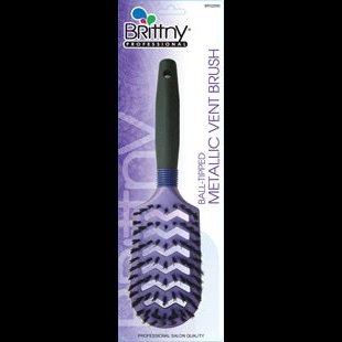 Brittny Brush Metallic Purple Vent 9 Row Tip Brittny Brush Metallic Purple Vent 9 Row Tip