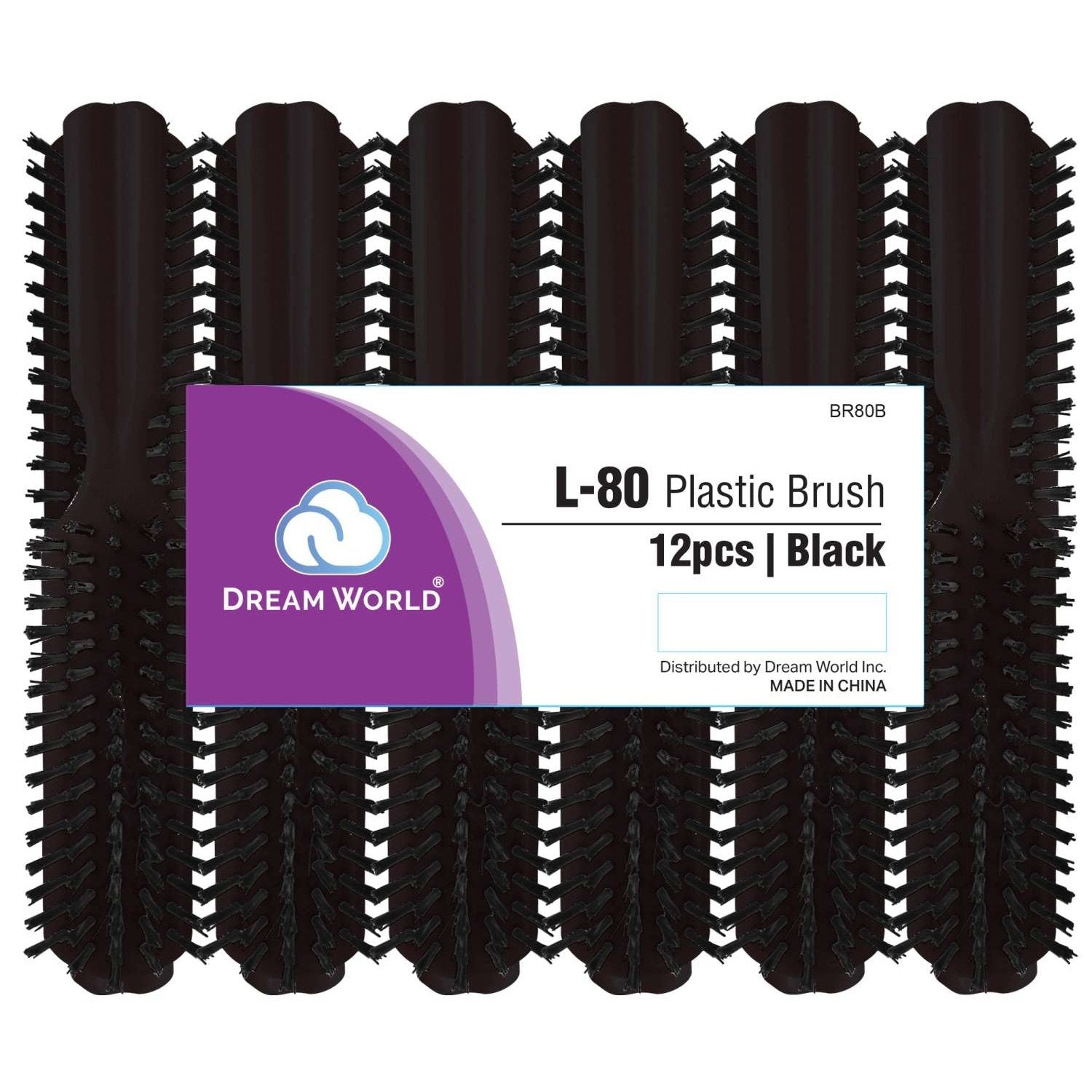 Brittny Plastic L-80 Brush Black Brittny Plastic L-80 Brush Black