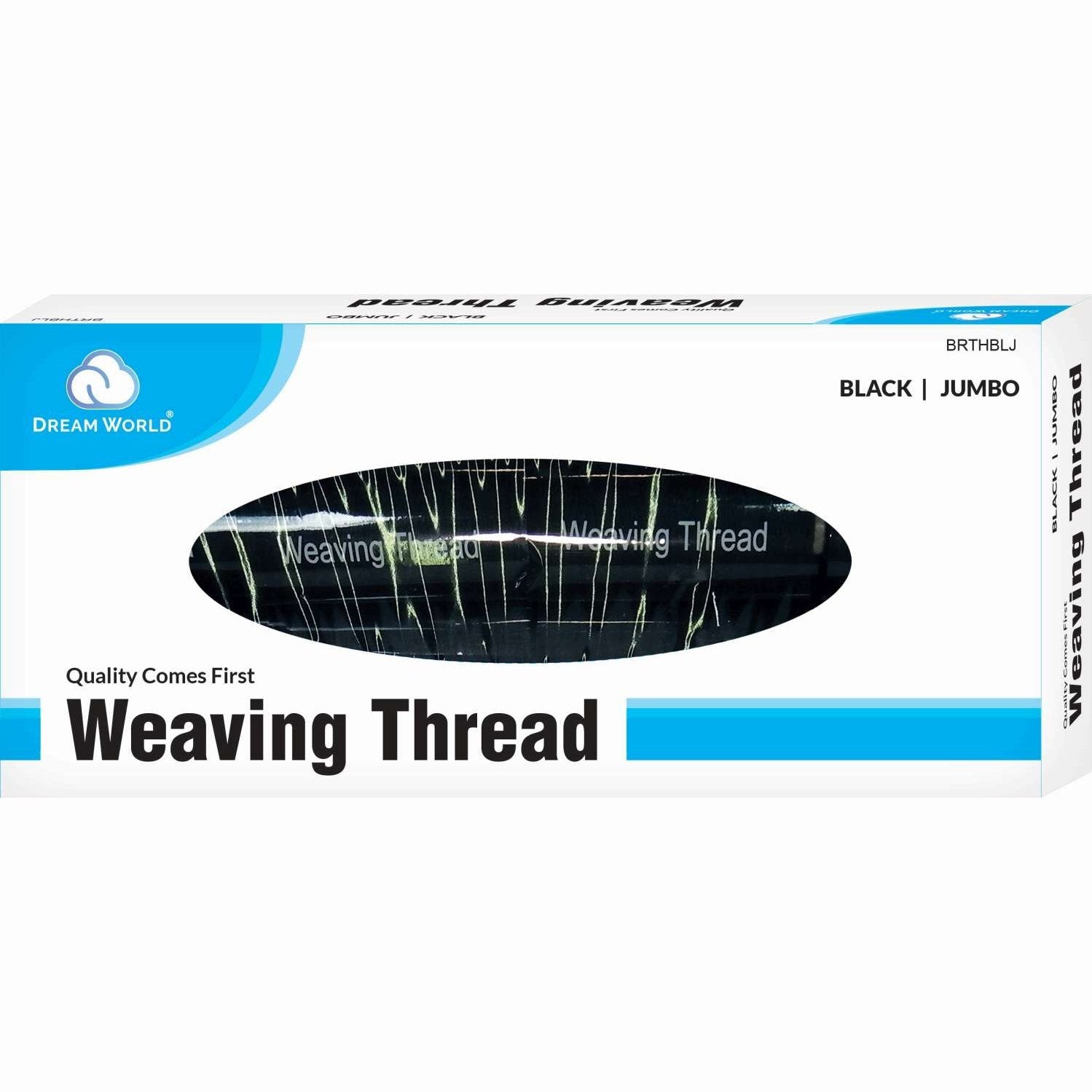 Brittny Jumbo Weaving Thread Black Brittny Jumbo Weaving Thread Black