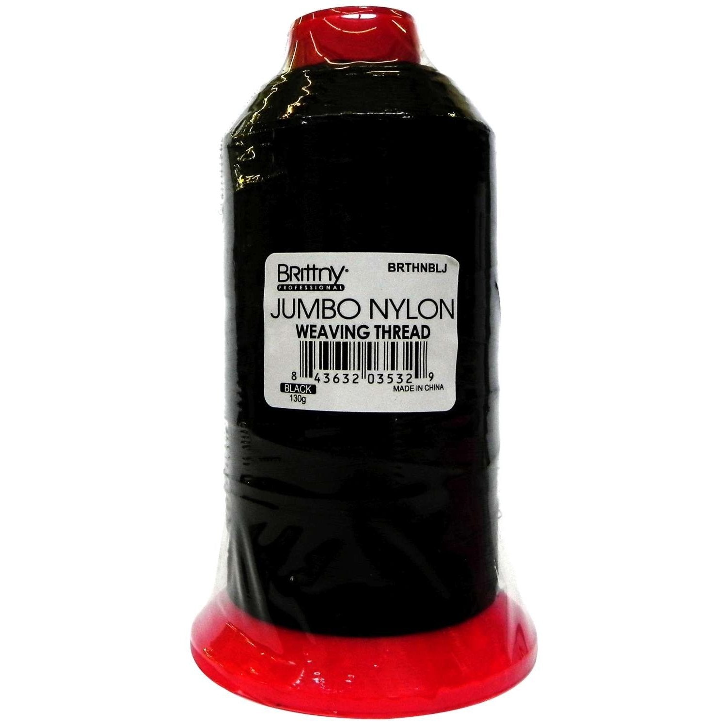 Brittny Jumbo Nylon Weaving Thread Black Brittny Jumbo Nylon Weaving Thread Black