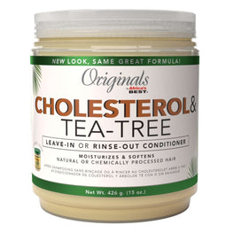 Africas Best Originals Cholesterol Tea-Tree Leave-In Or Rinse-Out Conditioner