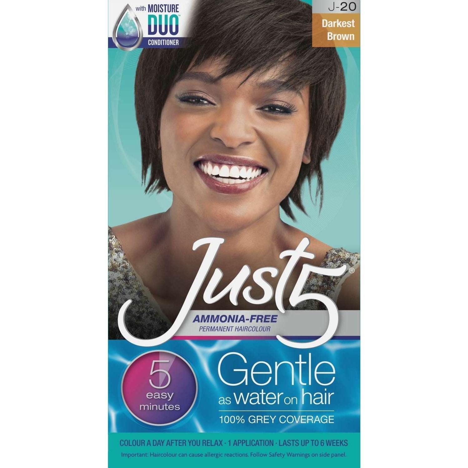 Just 5 Haircolor Darkest Brown Just 5 Haircolor Darkest Brown