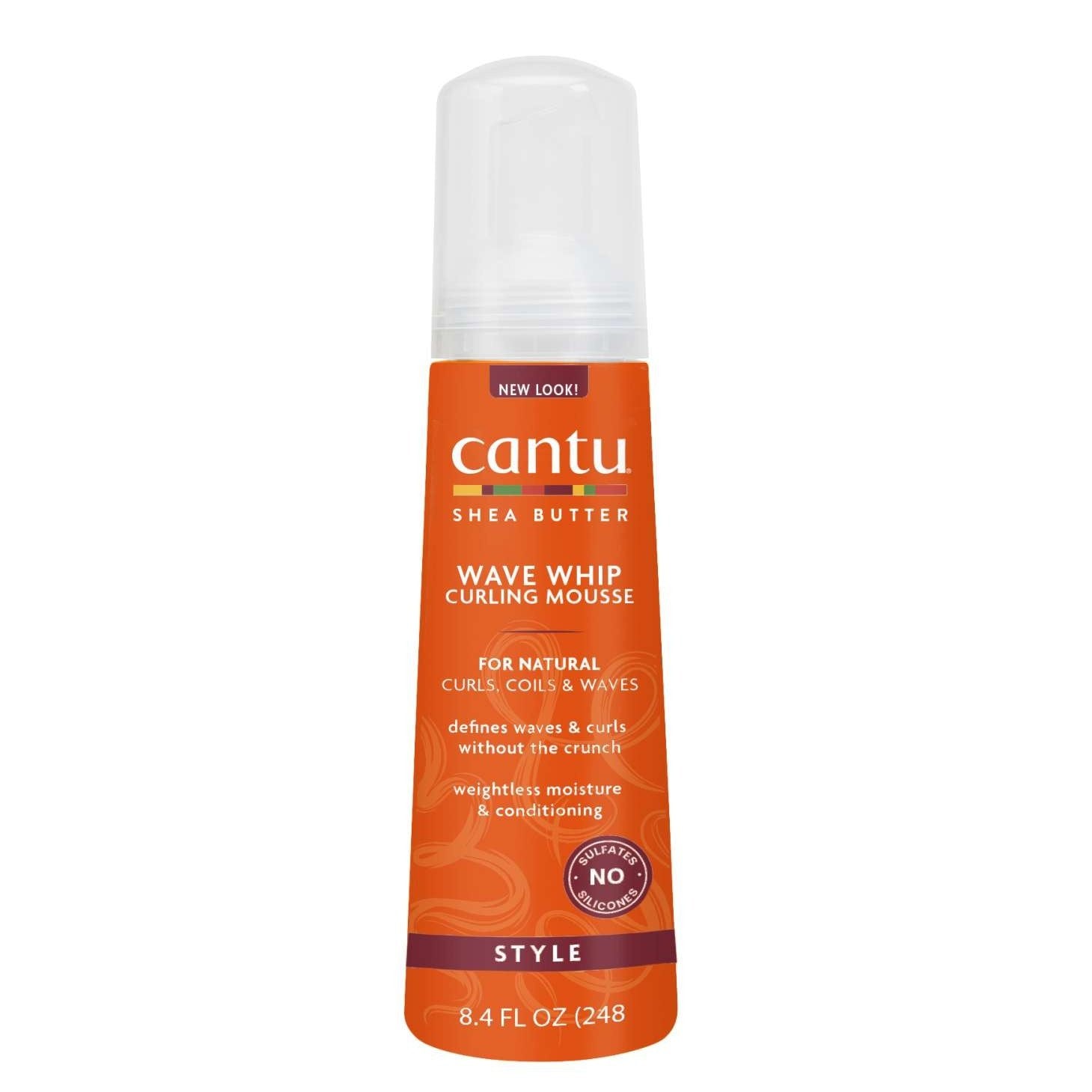 Cantu Shea Butter For Natural Hair Wave Whip Curling Mousse Cantu Shea Butter For Natural Hair Wave Whip Curling Mousse