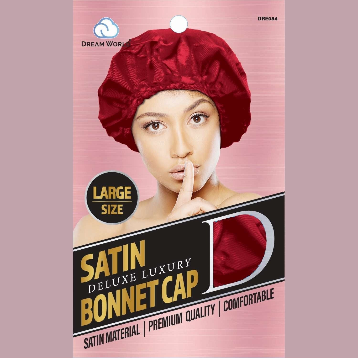 Dream Women-Satin Bonnet Cap Large Dream Women-Satin Bonnet Cap Large