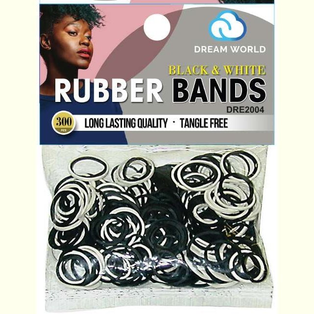 Dream Rubber Bands 300Ct Blackwhite Dream Rubber Bands 300Ct Blackwhite