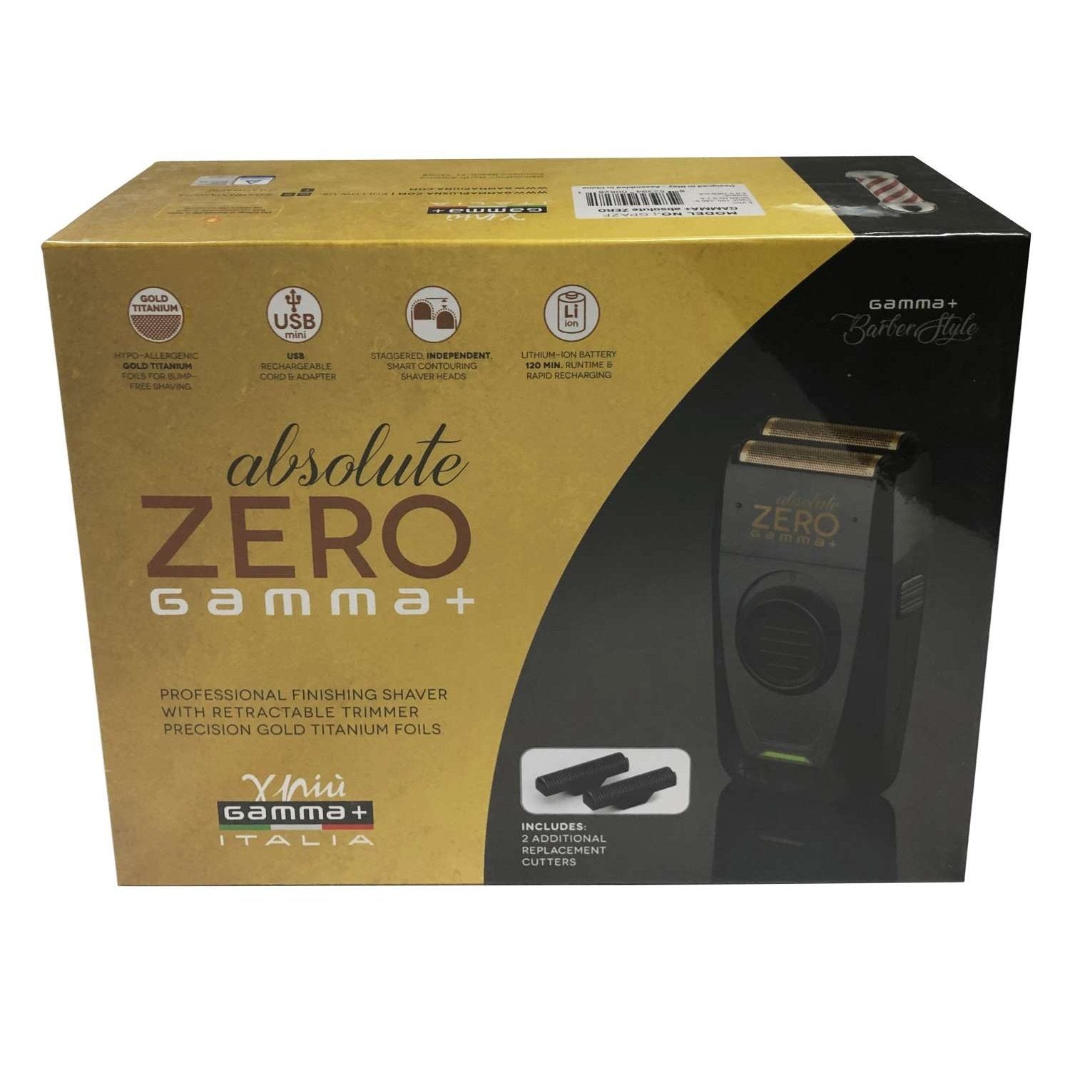 Gamma Absolute Zero Shaver With Forged Cutters Gamma Absolute Zero Shaver With Forged Cutters