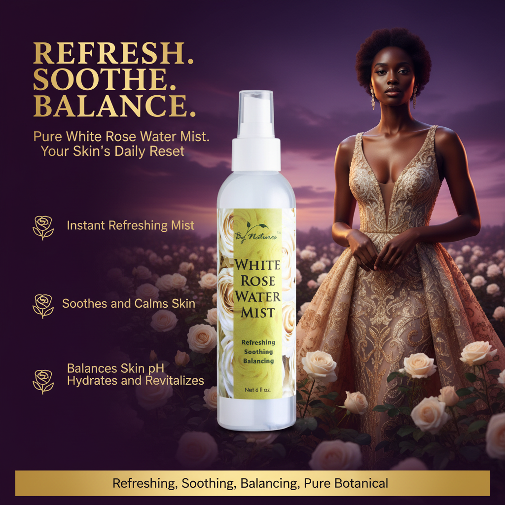 By Natures White Rose Water Mist By Natures White Rose Water Mist - Hero